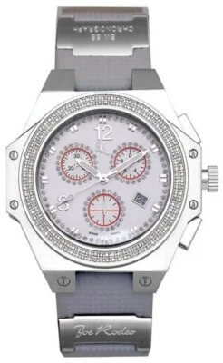 Nuevo Auténtico Reloj Joe Rodeo Shapiro JRSP2 1.5 CT Diamante Con 2 Bandas Extra Foto 1 de 2