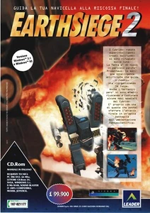 Pubblicità advertising italian poster EARTHSIEGE 2 Sierra 30x21 cm  - Imagen 1 de 1