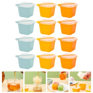 Moldes para paletas con palos molde para hielo hágalo usted mismo molde para cubitos de hielo molde para hielo de cocina 12 un. - Imagen 1 de 12