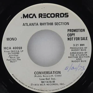 ATLANTA RHYTHM SECTION Conversation / Cold Turkey, Tenn. MCA MCA-40059 VG 45 7" - Picture 1 of 4