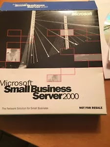 Microsoft Small Business Server 2000 NFR CDs With Keys. - Picture 1 of 3