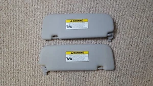 11-16 Hyundai Elantra Sunvisor Sun Visor Shade Sunshade Set Grey Non-Lighted - Picture 1 of 3