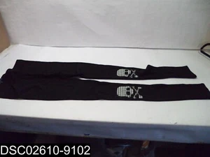 NWT: Size Large Girls Ellazhu Black Skull Knee Legging Pants - Picture 1 of 5