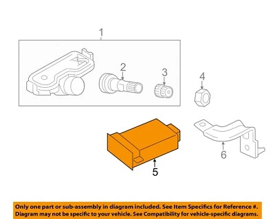 Sistema de monitoreo de presión de neumáticos usado (TPMS) modo de control se adapta a: Kia Forte Sus 2018 Foto 1 de 3