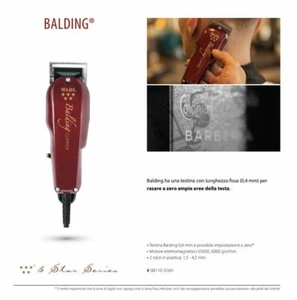 Tosatrice -Wahl Balding - Nuovo LOOK tagliacapelli spina italiana - Imagen 1 de 4