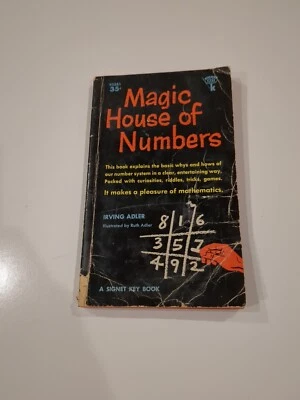 MAGIC HOUSE OF NUMBERS by IRVING ADLER, SIGNET #KS361, 1958, PB, Acceptable - Image 1 of 3