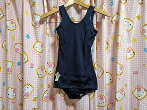 14 ^_^Japanese SchoolGirl Swimsuit. Classic. Navy. V. Good~! Length 59cm - Picture 1 of 10