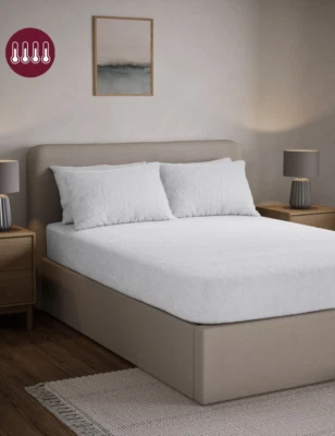 White Teddy Fleece Fitted Sheet Thermal Warm Single Double King Bedsheet Winter