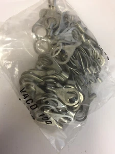C11238 VACO NON INSUL NO 3/8   STUD 22-18 AWG RING TERMINALS  100 PCS - Picture 1 of 1