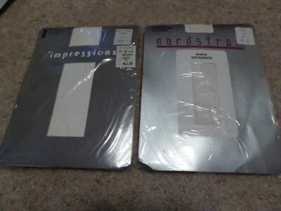 2 Pr. Pantimedias Nordstrom & Impressions Textura Sandalia, Talla A, Marfil y Blanco Foto 1 de 2