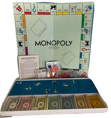 Vintage 1975 Monopoly No.9 Board Game Parker Brothers SEE PHOTOS - Image 1 of 4