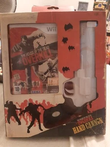New Rare Nintendo WII Game House of Dead Overkill Bundle Hand Cannon Sega PAL - Picture 1 of 11