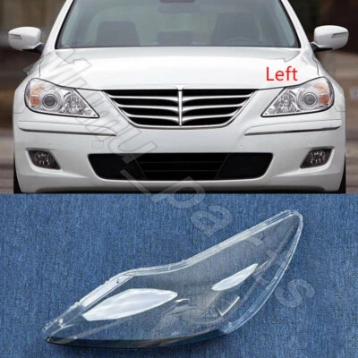 Faro lateral izquierdo carcasa de lente transparente + tapa de lente para Hyundai Genesis 2012-14 Foto 1 de 4