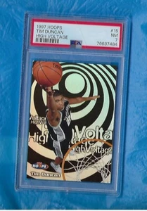 TIM DUNCAN 1997-98 REIFEN HOCHSPANNUNG #15 PSA 7 ROOKIE JAHR HART! ! - Bild 1 von 2