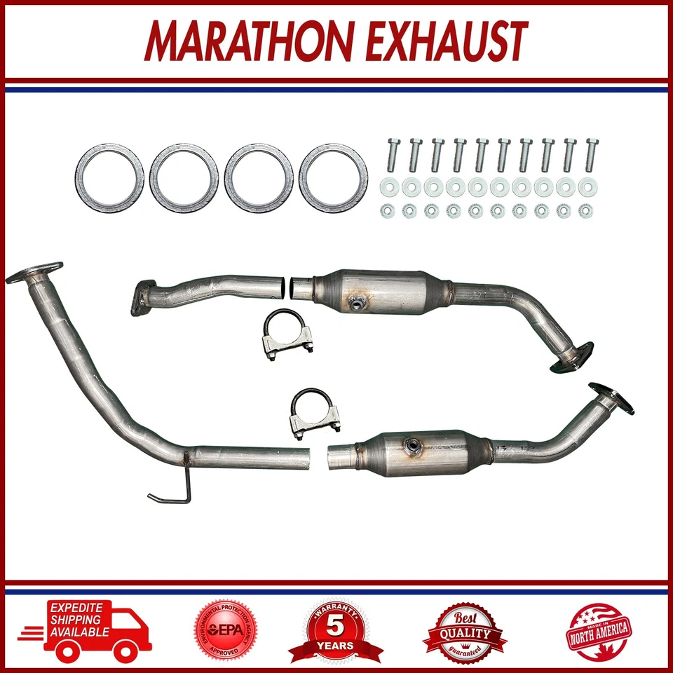 Juego convertidor catalítico derecho e izquierdo para Toyota Sequoia 2005-2007 4,7 L envío rápido Foto 1 de 4