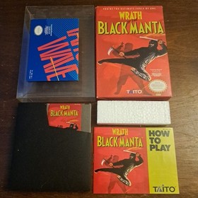 Wrath Of The Black Manta (Nintendo NES) Complete W/ Poster - Tested - Authentic