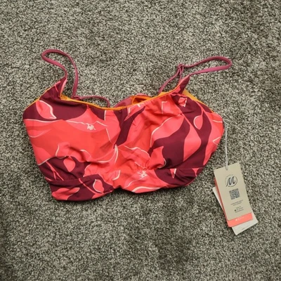 Traje de baño Maaji Top para mujer XL estampado floral correas ajustables nuevo con etiquetas Foto 1 de 4