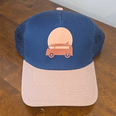 Gorra de béisbol Prana rosa azul cámper can sol sombrero de camionero unisex Foto 1 de 4