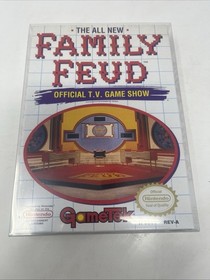 Nintento NES Game Family Feud CIB Complete W/ Box, Manual And Sleeve