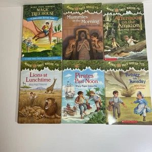 Menge 6 MAGISCHES BAUMHAUS TASCHENBÜCHER Mary Pope Osborne - Bild 1 von 8