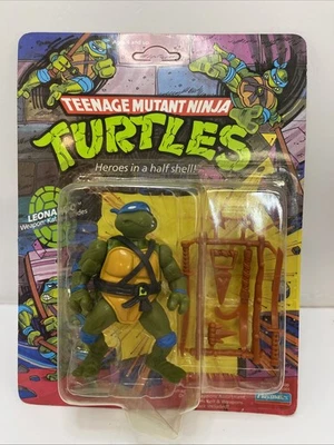 10 Espaldas Leonardo Sin Perforar - 1988 TMNT Teenage Mutant Ninja Turtles Sin usar, en caja con estuche Foto 1 de 4