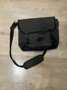Merona Messenger Bag Shoulder Bag Brown Adjustable Strap - Picture 1 of 5