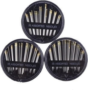 Sewing Needles Set 30-Count Box Assorted Hand Sewing Needles Set, 3 Pack - Picture 1 of 3