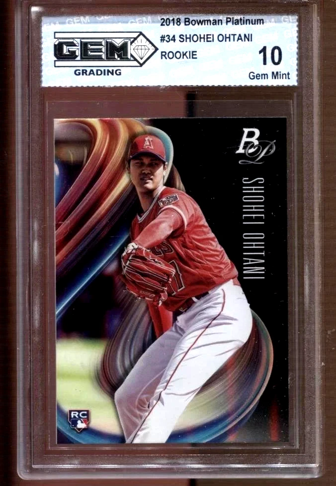 その他 2018 Bowman Platinum SHOHEI OHTANI Shohei Ohtani 2018 Bowman Platinum #34 Blue /150 (With Glove