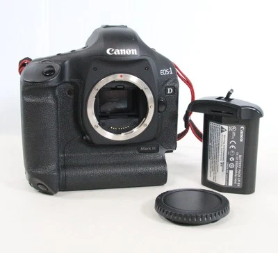 Canon EOS 1D Mark III Body 10.1 MP Digital SLR Camera W/ Battery - Free Shipping - Image 1 of 4