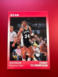 1990-91 Star Platinum - Terry Cummings #54 /1000 - Imagen 1 de 6