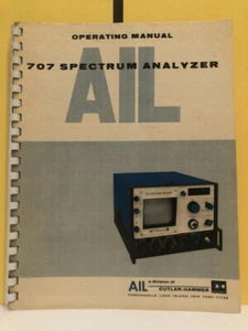 Ailtech 707 Spectrum Analyzer Operating Manual - Picture 1 of 3