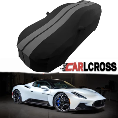 Indoor Car Cover Satin Stretch Scratch Dustproof Protect For Maserati COUPE - Image 1 of 4