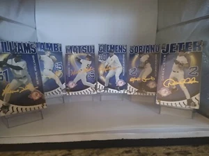 NY Yankees 100th Ann MATCHED Lim Edition 6-Card Signature Foil Set #10 / 10,000  - Picture 1 of 6