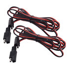 2x SAE to SAE Connector Extension Line 18AWG Solar Battery Harness Cable 6.6Ft