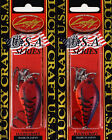 (LOT OF 2) LUCKY CRAFT FAT CBBDS1 1/4OZ FATCBBDS1F-265 CHAMELEON RED CRAW L7222