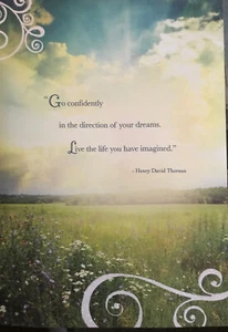 Graduation, Large, Greeting Card, Go Confidently ...Beautiful Scene - Picture 1 of 3