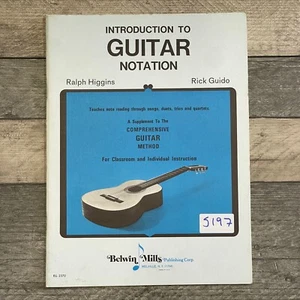 Introduction To Guitar Notation Guitar Method Sheet Music Guitar Belwin Mills - Picture 1 of 6