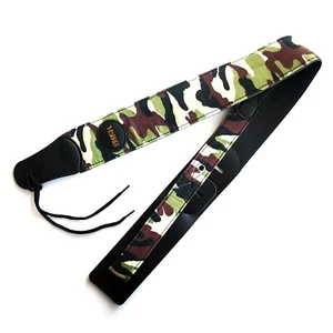 Correa de Guitarra Harrier Ajustable - Camuflada Cuero Vegano Acolchada - Imagen 1 de 3