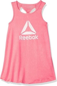 REEBOK NEW Girls' Athletic Tank Shirt X-Large peach B585 sleeveless SUMMER - Picture 1 of 2