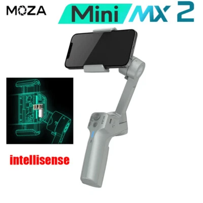 Estabilizador cardán de mano Moza Mini MX2 3 ejes AI palo selfie para teléfono inteligente Foto 1 de 4