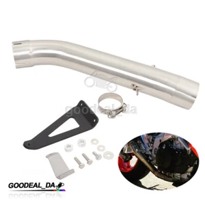 For Aprilia TUONO1100 V4 Factory 2017-2020 Exhaust Escape Middle Pipe Stainless - Picture 1 of 8