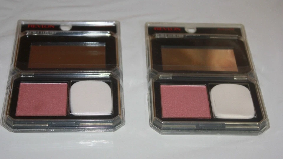 LOT/2 Revlon Soft Lustre Blush Rose Lustre Sealed,in Box + 2 FREE Jordana Liners - Image 1 of 4