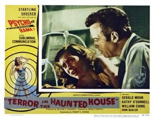 Terror In The Haunted House lobby card Cathy O'Donnell Gerald Mohr 1958 PHOTO