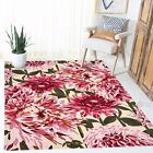 9X13 Floral Area Rug, Hand Tuffed Carpets, Bed, Living, Room Rugs, 8X11, 7X10