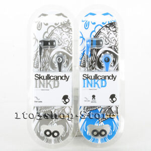 Skullcandy Headphones Ink'd 2nd Gen Inkd Supreme Sound In Ear Earbuds Black Blue