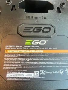 EGO POWER Battery Powered 21 In Push Mower Non Self Propelled With charger - Picture 1 of 11