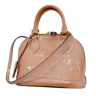 Louis Vuitton Monogram Vernis Alma BB Rose Ballerine Pink Handbag 2way M50415 AB