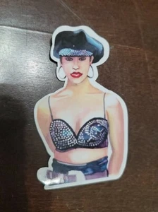 Gorra Selena Quintanilla Pegatina Negra Reina de la Cumbia Tex-Mex - Imagen 1 de 3