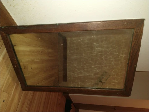 Haunted Victorian Wavy Glass Mirror Cover