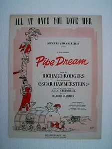 1955 ALL AT ONCE YOU LOVE HER PIPE DREAM NOTEN RODGERS HAMMERSTEIN  - Bild 1 von 6